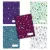 PD School Füzet Tűzött A/4 27-40 Négyzetrácsos Fancy Florals Vegyes Mintákban