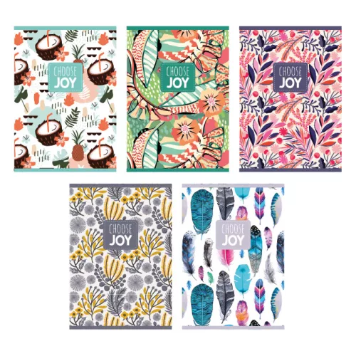 Choose Joy Füzet A/5 Vonalas 32 Lapos Vegyes Minta 2024