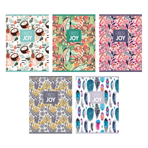 Choose Joy Füzet A/4 Sima 40 Lapos Vegyes Minta 2024