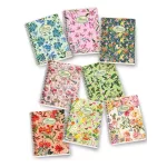 Pigna Spirálfüzet A/5 60 Lapos Vonalas Nature Flowers Vegyes Minta