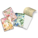 Pigna Jegyzettömb Spirálos A/5 50 Lapos Négyzetrácsos Nature Flowers Vegyes Minta