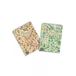 Pigna Jegyzettömb Spirálos A/6 50 Lapos Négyzetrácsos Nature Flowers Vegyes Minta