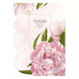 Toptimer Tanári Zsebkönyv A/5 2026-2027 Bazsarózsa