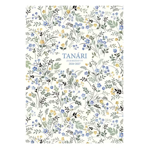 Toptimer Tanári Zsebkönyv A/5 2026-2027 Kisvirág
