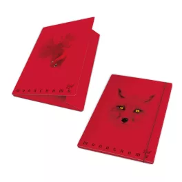 Pigna Gumis Mappa Karton A/4 Monocromo Red