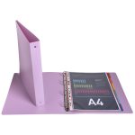 Exacompta Gyűrűskönyv A/4 4 Gyűrűs 40 mm Ellipse Vegyes Színek