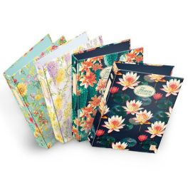   Pigna Gyűrűskönyv A/5 4 Gyűrűs 40 mm Gerinc Nature Flowers Vegyes Minta