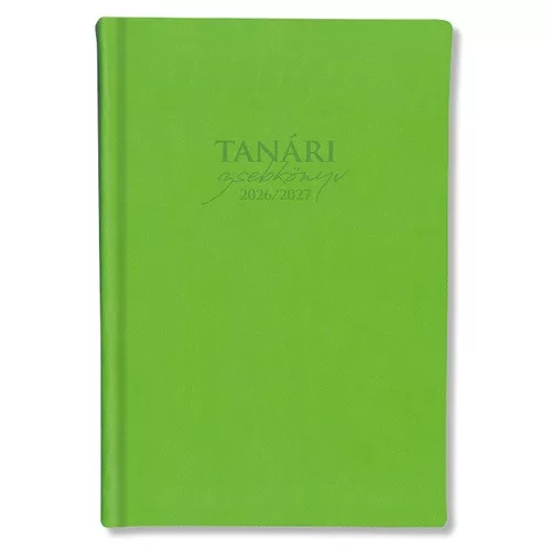 PD Tanári Zsebkönyv 2026-2027 Műbőr Zöld