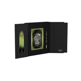   Paperblanks Harry Potter Slytherin Exkluzív Ajándékszett Díszdobozban Midi Vonalas Keményfedeles Jegyzetfüzettel, Könyvjelzővel és HB Grafitceruzával