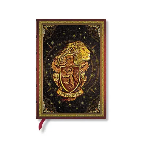 Paperblanks Keményfedeles Notesz Midi 12x18 cm Vonalas Harry Potter Gryffindor