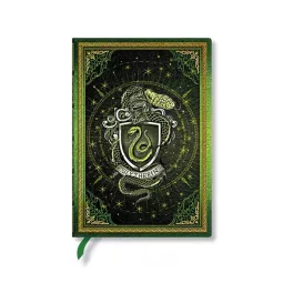   Paperblanks Keményfedeles Notesz Midi 12x18 cm Vonalas Harry Potter Slytherin