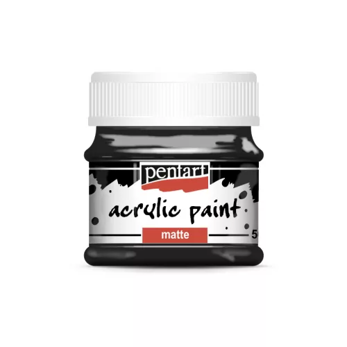 Pentart Akrilfesték Matt 50 ml Fekete
