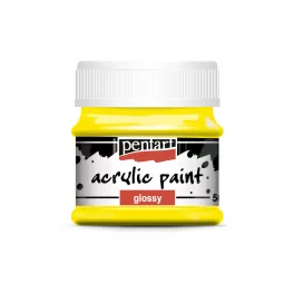 Pentart Akrilfesték Fényes 50 ml Sárga