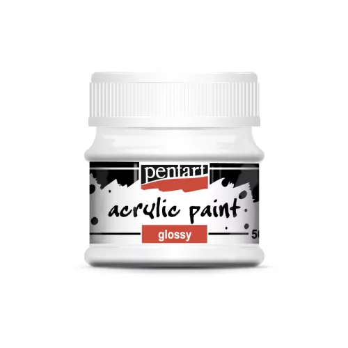 Pentart Akrilfesték Fényes 50 ml Fehér