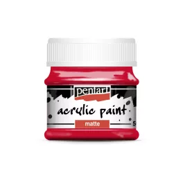 Pentart Akrilfesték Matt 50 ml Piros