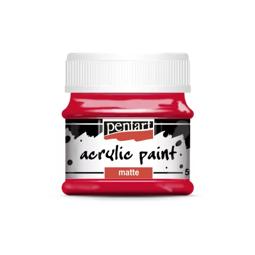 Pentart Akrilfesték Matt 50 ml Piros