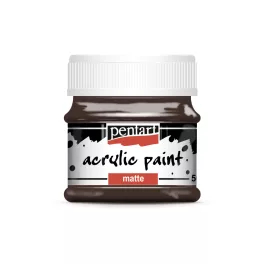 Pentart Akrilfesték Matt 50 ml Sötétbarna