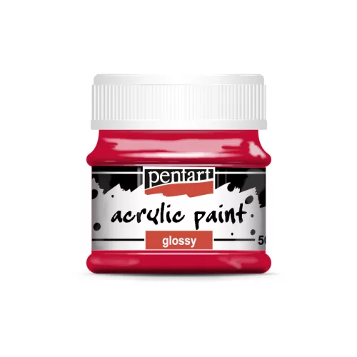 Pentart Akrilfesték Fényes 50 ml Piros