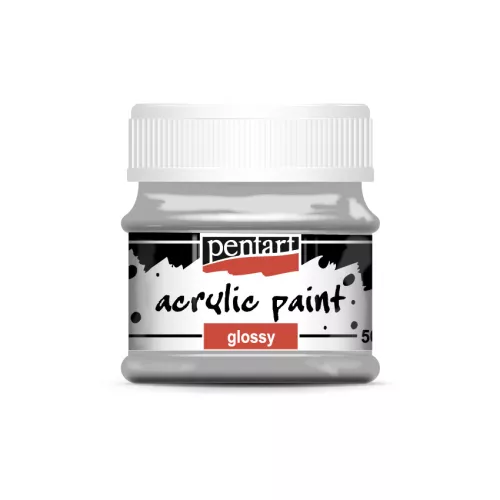 Pentart Akrilfesték Fényes 50 ml Szürke