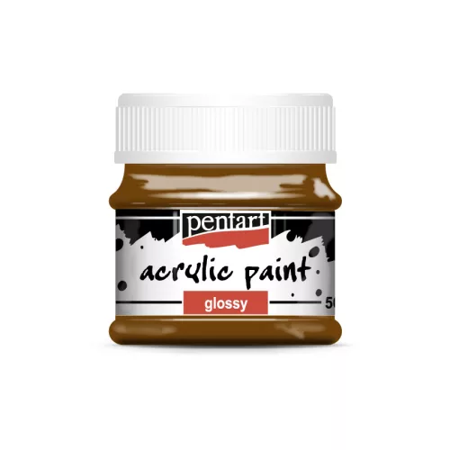 Pentart Akrilfesték Fényes 50 ml Gesztenye
