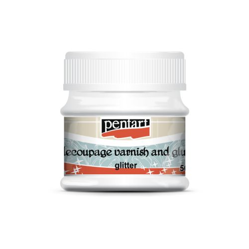 Pentart Decoupage Ragasztólakk 50 ml Glitteres