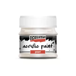 Pentart Akrilfesték Fényes 50 ml Gyöngyház Fehér