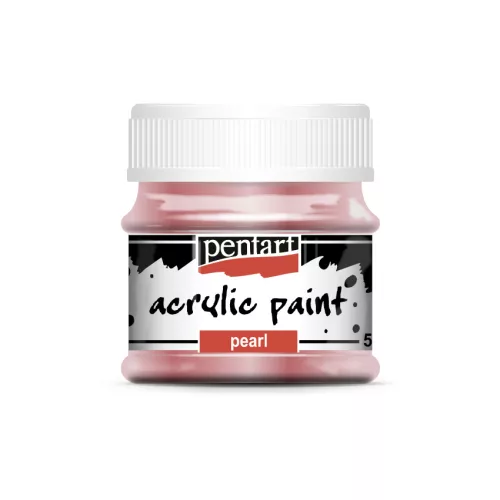 Pentart Akrilfesték Fényes 50 ml Gyöngyház Rózsaszín