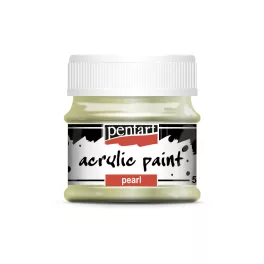 Pentart Akrilfesték Fényes 50 ml Gyöngyház Zöld
