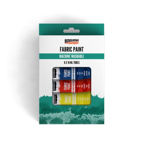 Pentart Textilfesték Szett 6x16 ml Tubusos