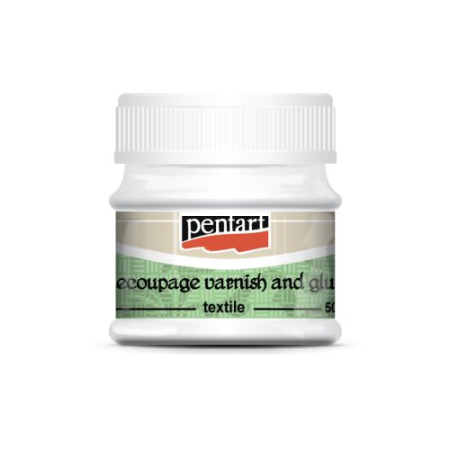 Pentart Decoupage Ragasztólakk 50 ml Textilre