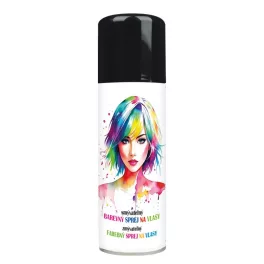 Hajszínező Spray 125 ml Lemosható Fekete