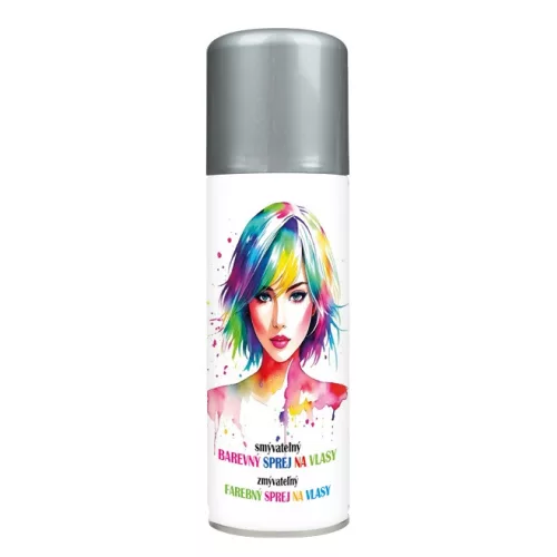 Hajszínező Spray 125 ml Lemosható Ezüst