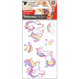 Tetováló Matrica Lemosható 10,5x6 cm Egyszarvú