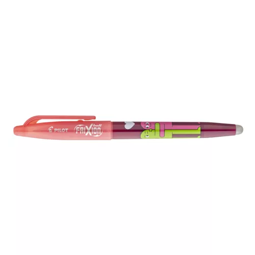 Pilot Frixion Ball Rollertoll 0,7 mm Kék Tinta Törölhető Coral Pink Friends