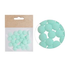 Pompon 1,5 mm Türkizzöld 24 Darab/Csomag