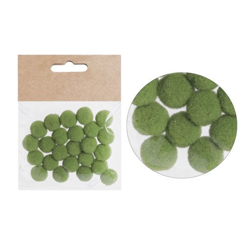 Pompon 1,5 mm Zöld 24 Darab/Csomag