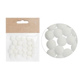 Pompon 1,5 mm Fehér 24 Darab/Csomag