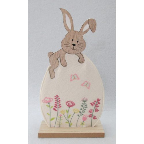 Húsvéti Dekorációs Nyuszi Tojáson 12x22 cm