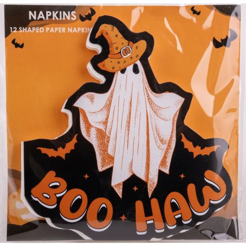 Dekorációs Szalvéta Formavágott Szellem 33 cm 12 Darab/Csomag