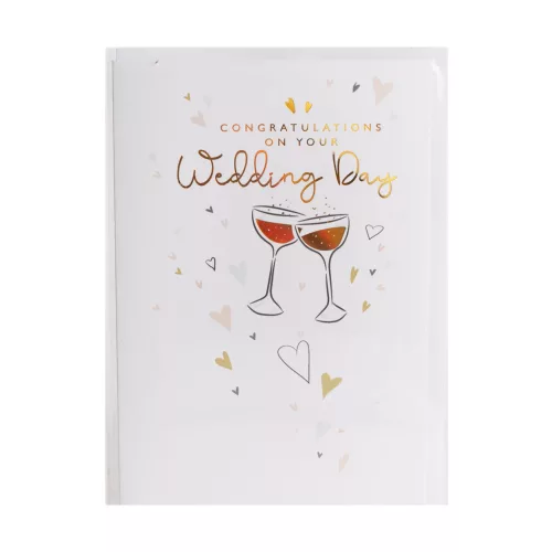 Esküvői Képeslap Angol Felirattal 13x19 cm