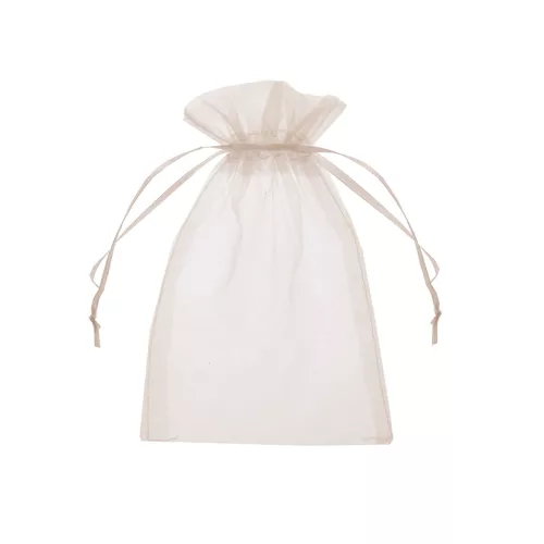 Organza Tasak Krém Nagy 15x22 cm