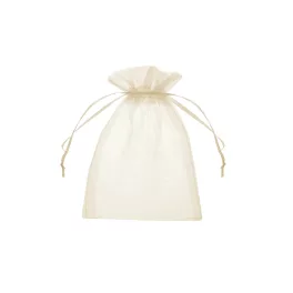 Organza Tasak Krém Kicsi 8x10 cm