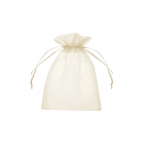 Organza Tasak Krém Kicsi 8x10 cm