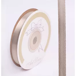 Szatén Szalag 0,6 cm Széles 25 méter Vintage Drapp