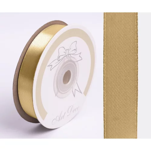 Szatén Szalag 1,5 cm Széles 25 méter Arany
