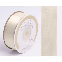 Szatén Szalag 2,5 cm Széles 25 méter Krém