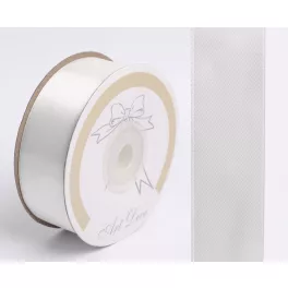Szatén Szalag 2,5 cm Széles 25 méter Fehér