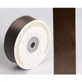 Szatén Szalag 2,5 cm Széles 25 méter Kávé