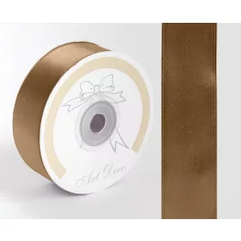 Szatén Szalag 2,5 cm Széles 25 méter Drapp
