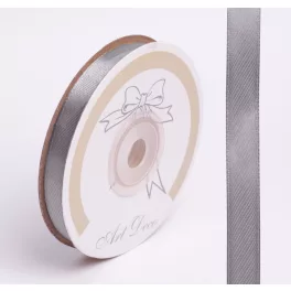 Szatén Szalag 1 cm Széles 25 méter Ezüst